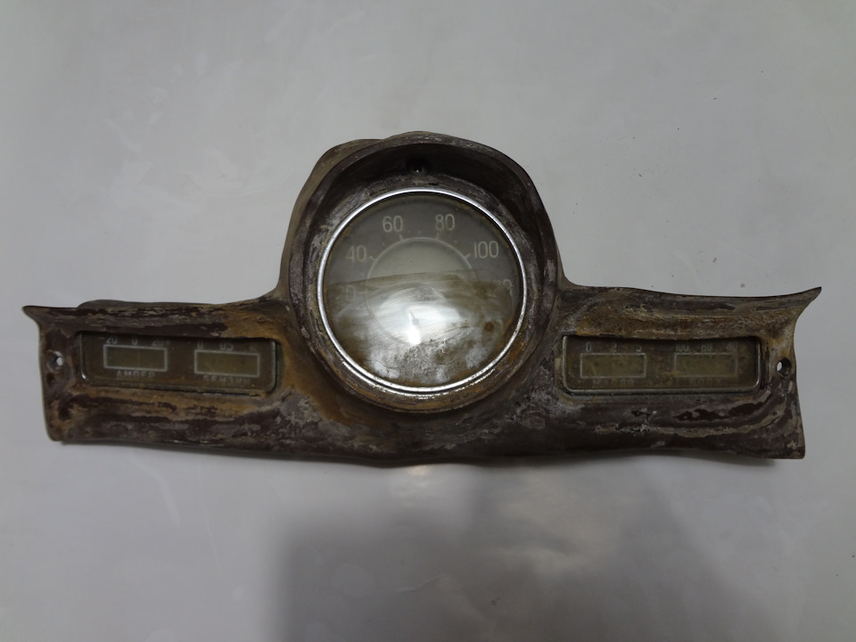 Восстановление приборов из прошлого века — Москвич 407, 1,4 л, 1958 ...