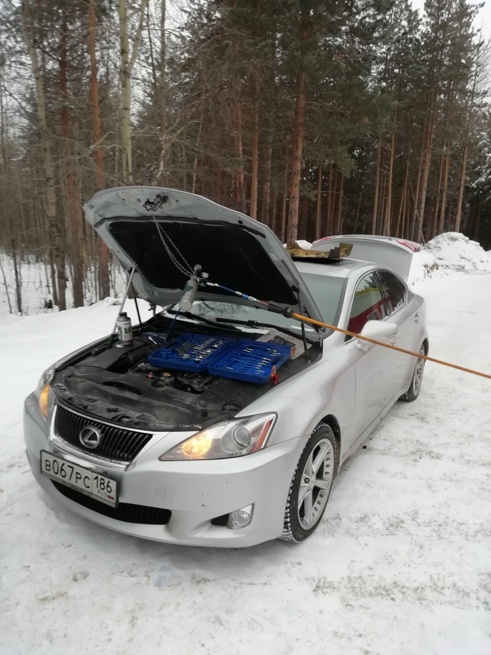 Промывка форсунок без снятия — Lexus IS II, 2,5 л, 2010 года | визит на ...