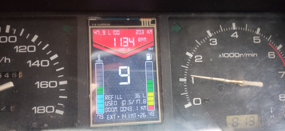 Извращения со спидометром (Update). — Nissan Terrano I, 3 л, 1990 года ...
