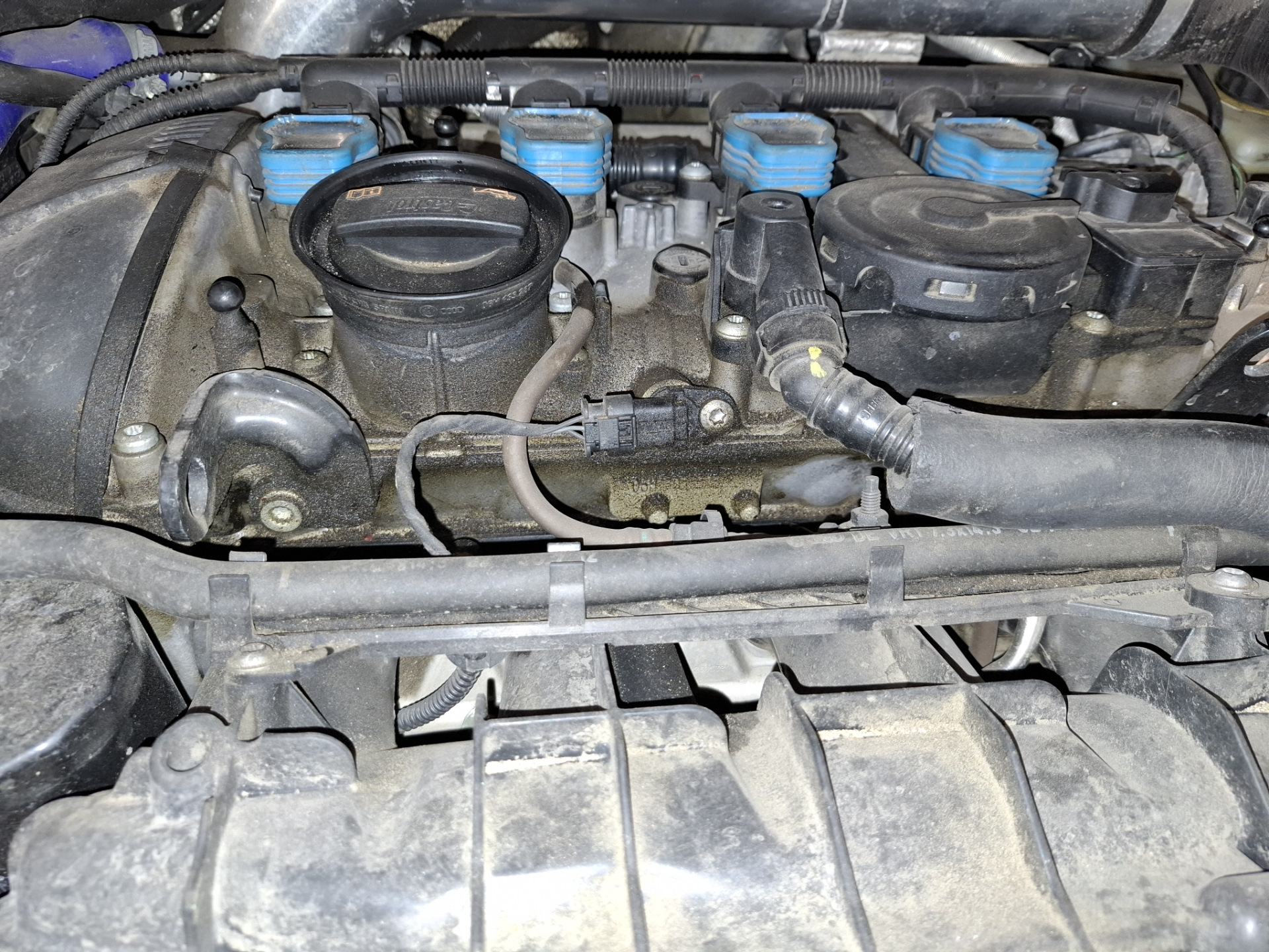 Пастель распредвалов — Skoda Octavia RS A5 Mk2, 2 л, 2012 года | визит ...
