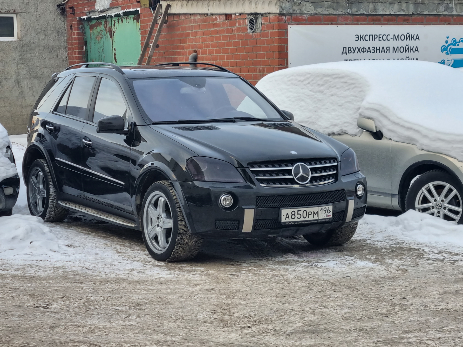 Фотохромная пленка для фар — Mercedes-Benz M-Class (W164), 5,5 л, 2008 года  | стайлинг | DRIVE2