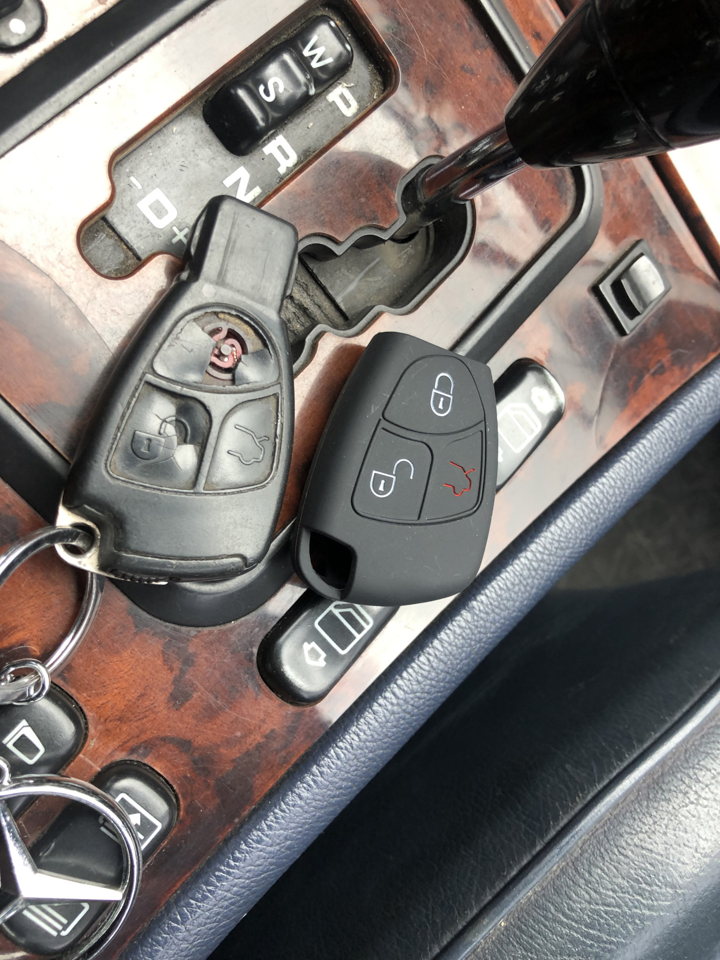 Чехол ключа Мерседес — Mercedes-Benz E-class (W210), 2,8 л., 2000 года ...