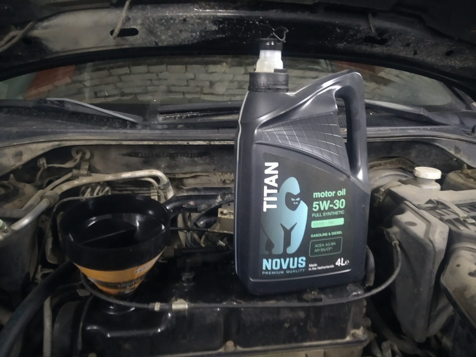 Очередная замена масла+профилактика. Novus Titan 5w30 — Mitsubishi ...