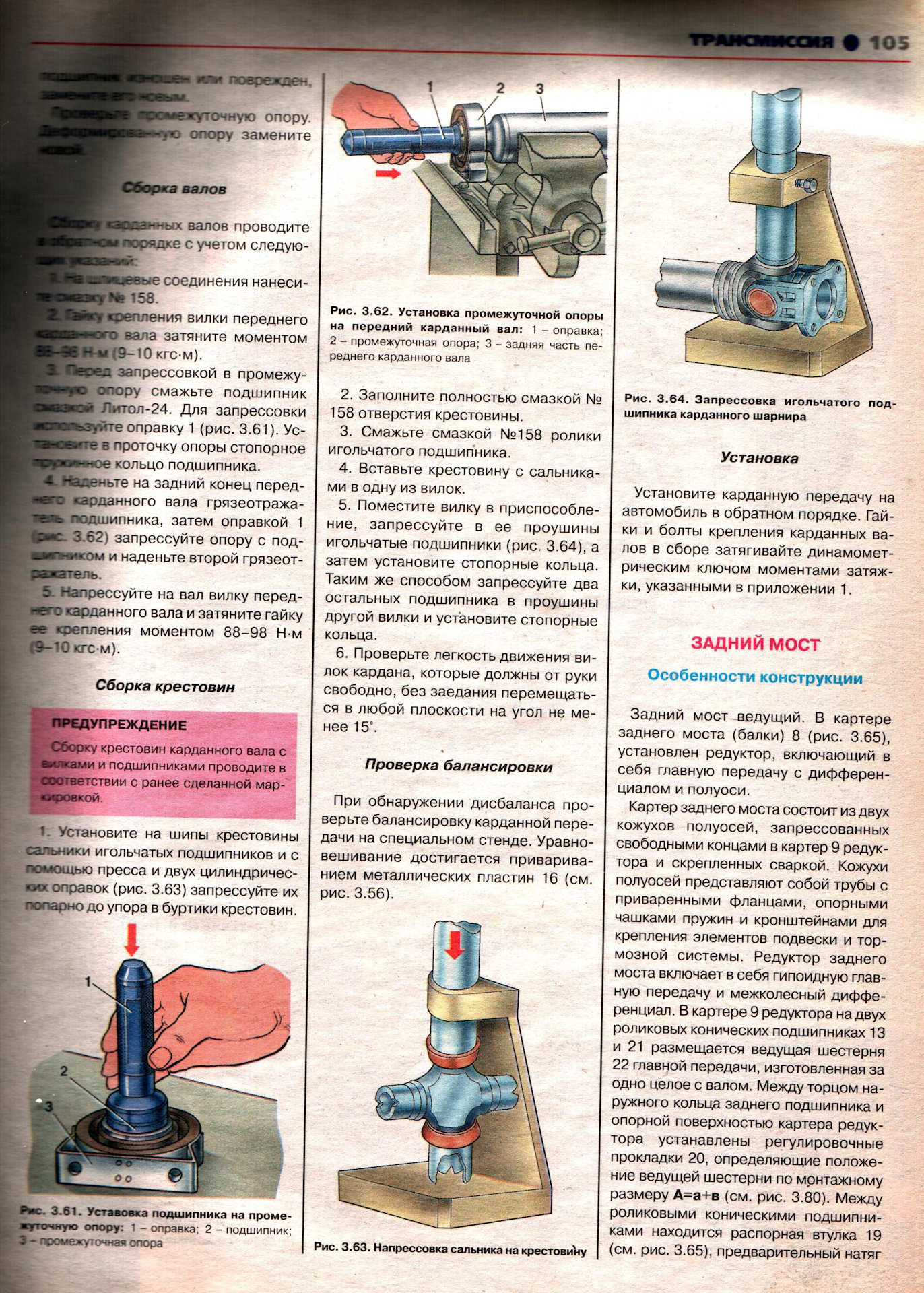 Инструменты применяемые для смазывания игольчатых подшипников карданных шарниров