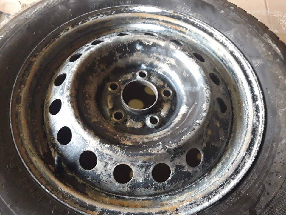 Реставрация дисков и смена шин 🌨🌨🌨 — Renault Duster (1G), 1,5 л, 2018 ...