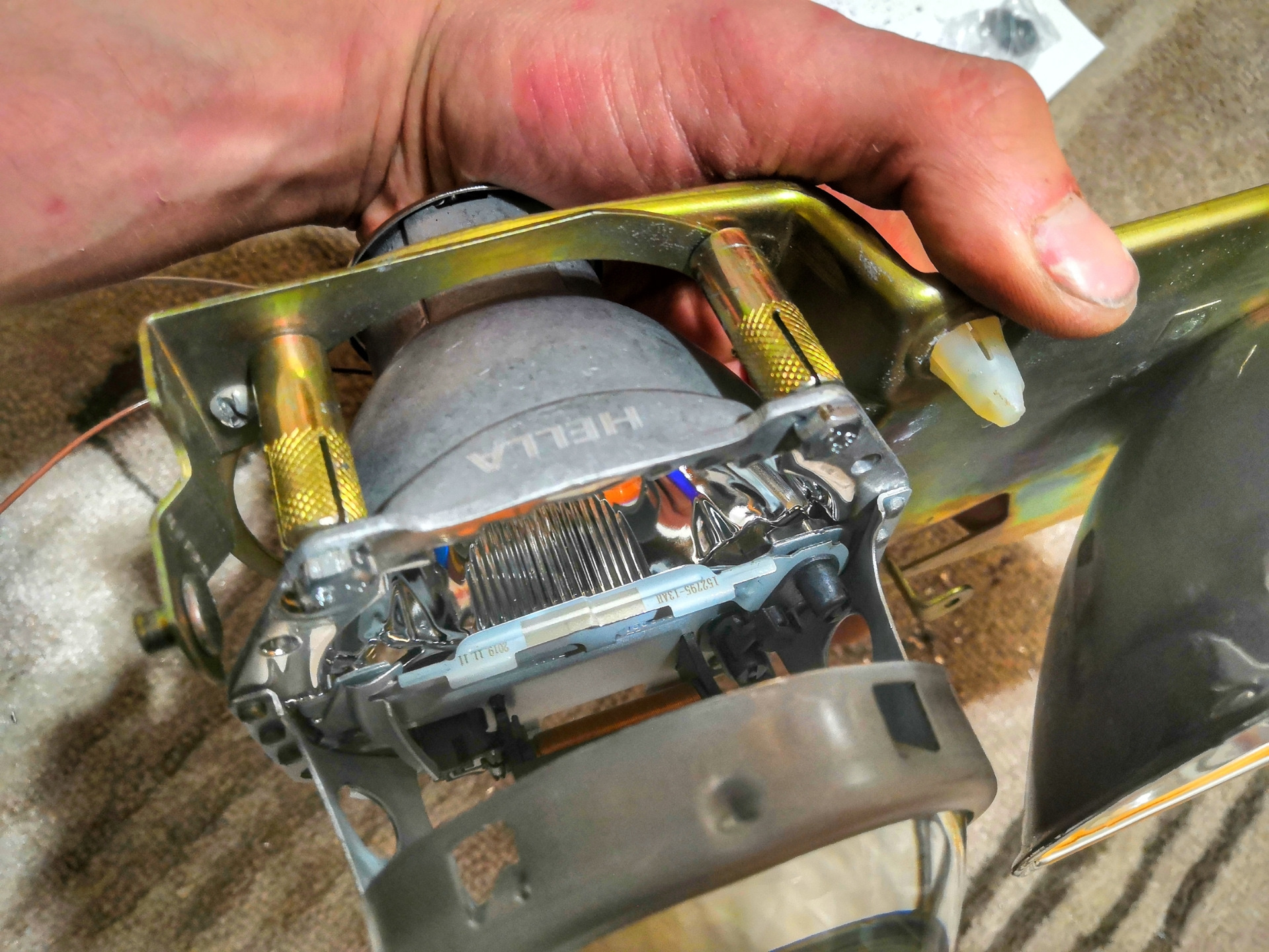 Установка линз HELLA 3R (D2S+H7)ксенон/галоген, в фары Киржач 2110,11 ...