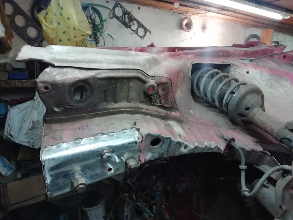 Усиление лонжеронов — Volkswagen Jetta II, 1,9 л, 1987 года | своими ...