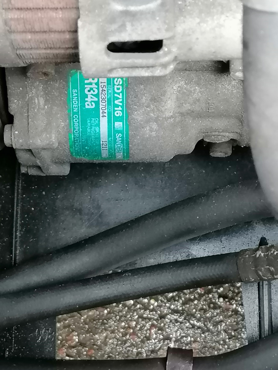 Подшипник компрессора кондиционера — Citroen C5 (1G), 2 л, 2001 года ...