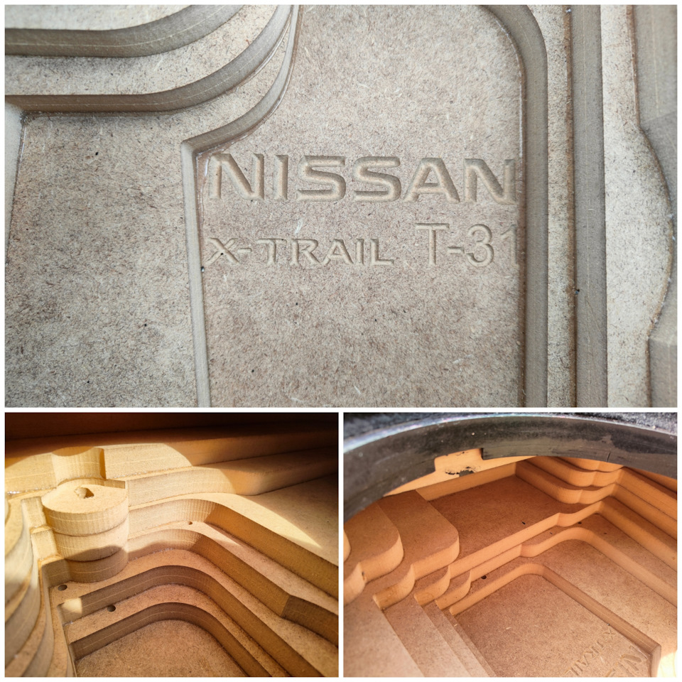 Внутри все красиво и аккуратно, склеено идеально 👌 имеется даже гравировка Nissan X-Trail t31 — Nissan X-Trail II (t31)