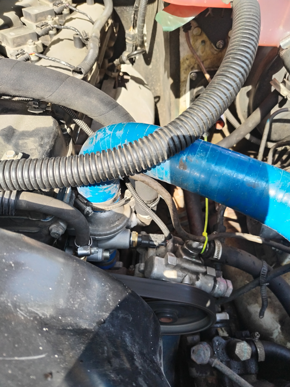 Переделка системы отопления — УАЗ Patriot, 2,7 л., 2017 года | своими ...