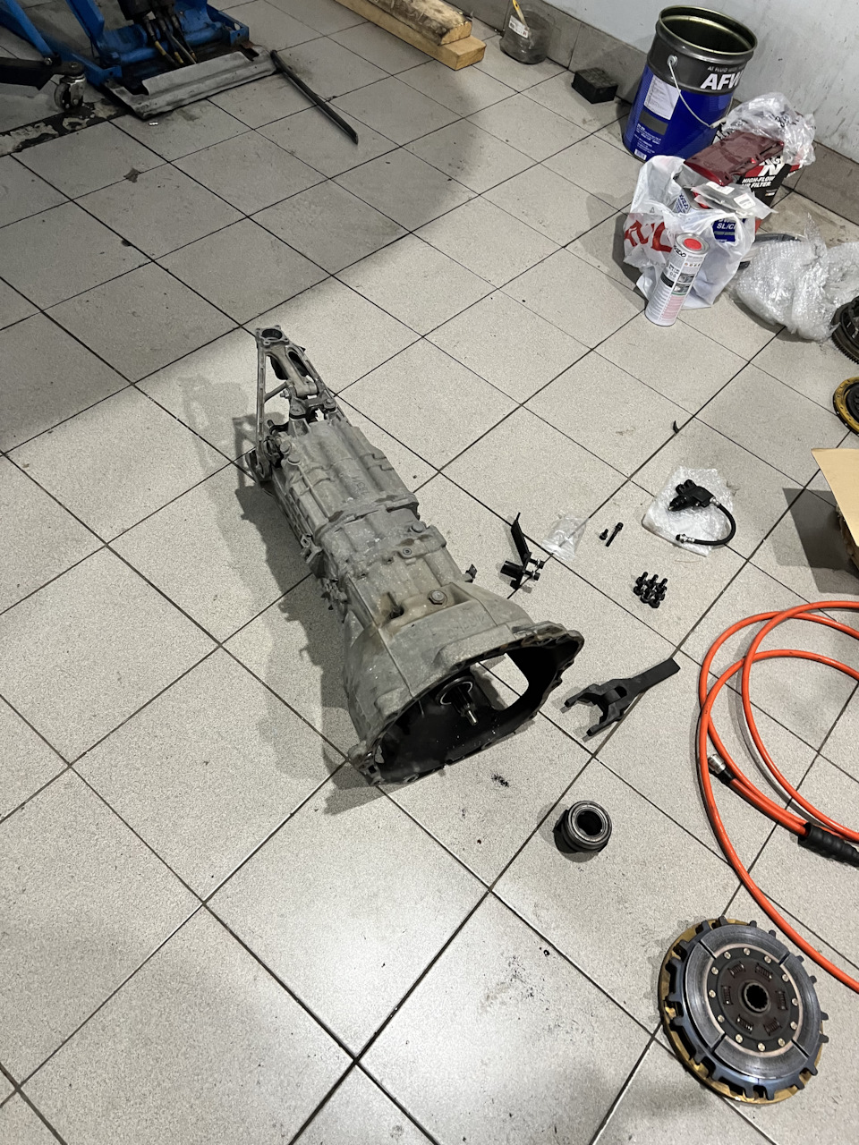 Творческий процесс) коробка снята — Toyota Supra (80)