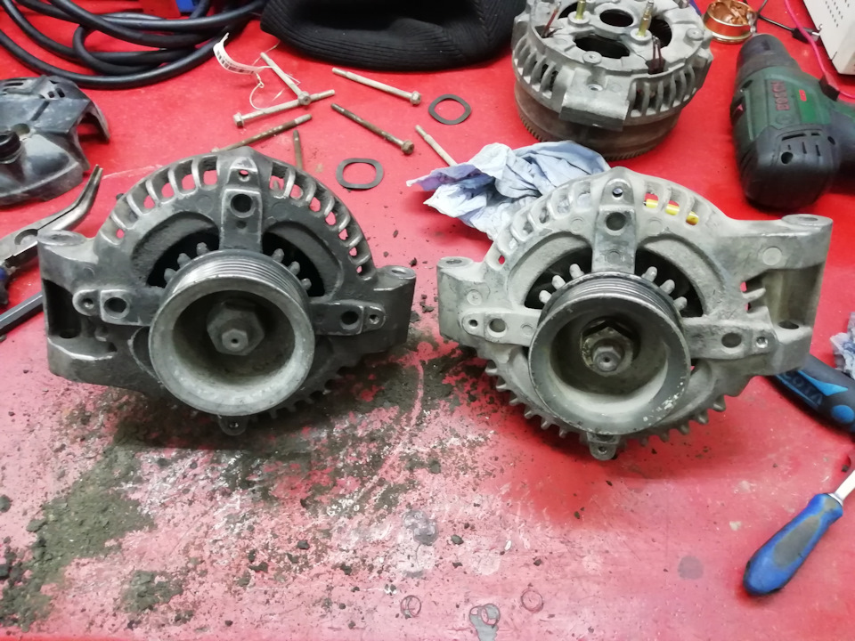 Ревизия генератора — Acura RDX (1G), 2,3 л, 2007 года | плановое ТО ...