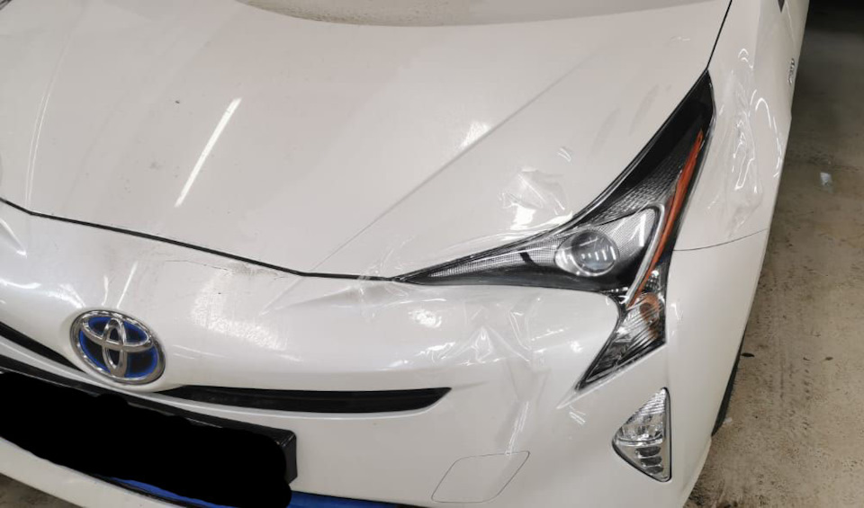 Полиуретановая пленка LLumar PPF Gloss — Toyota Prius (50), 1,8 л, 2018 ...