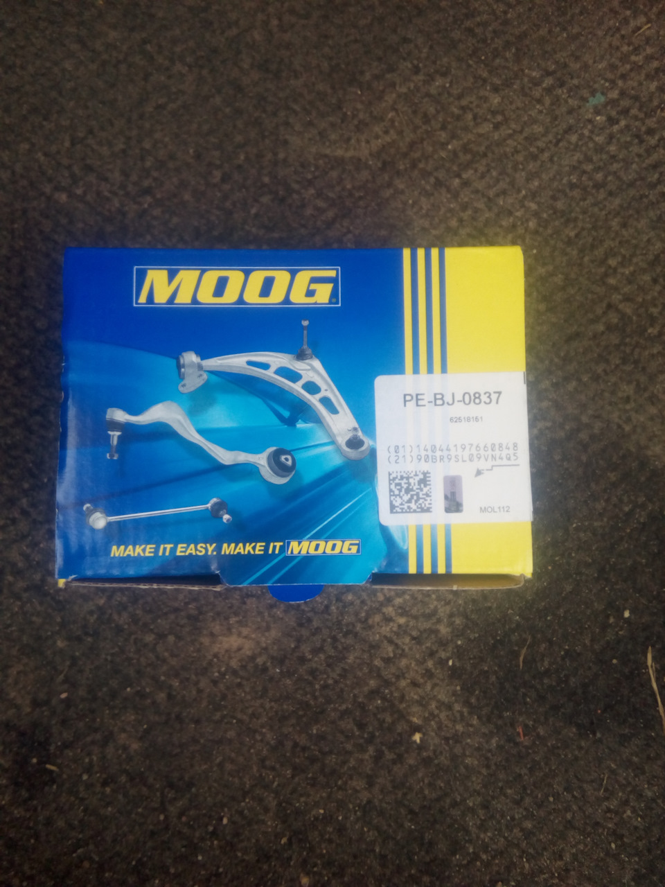 PEBJ0837 Опора шаровая Peugeot 307, Citroen C4 MOOG | Запчасти на DRIVE2
