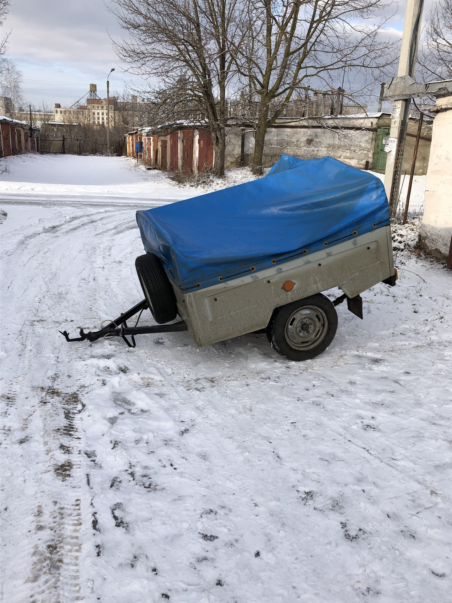 Прицеп маз зубренок переделка