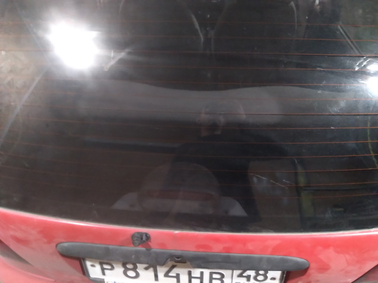 Задняя полка из фанеры в матиз — Daewoo Matiz (M100/M150), 0,8 л, 2007 ...