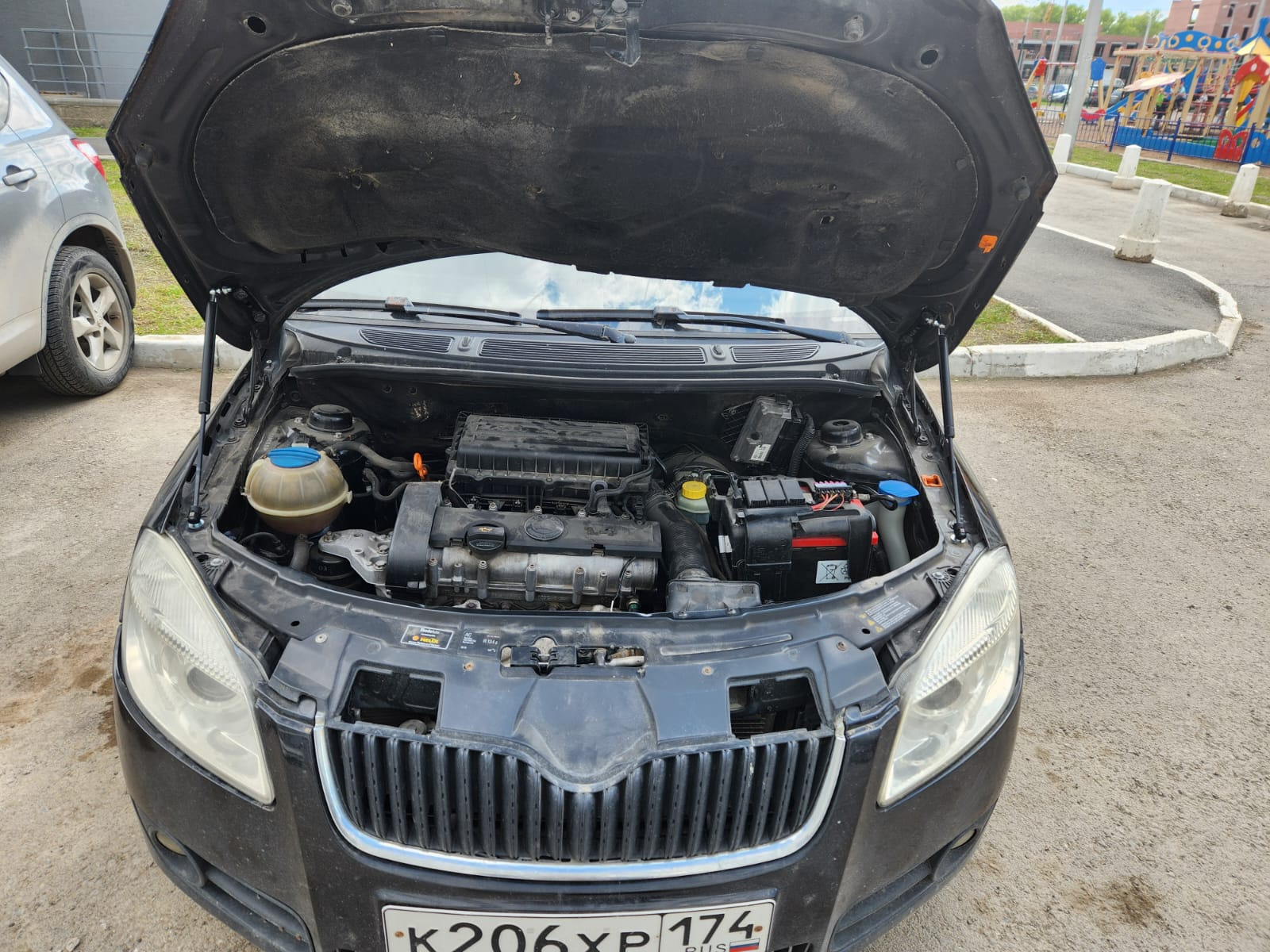 Долой кочергу! — Skoda Fabia Mk2, 1,4 л, 2008 года | визит на сервис |  DRIVE2