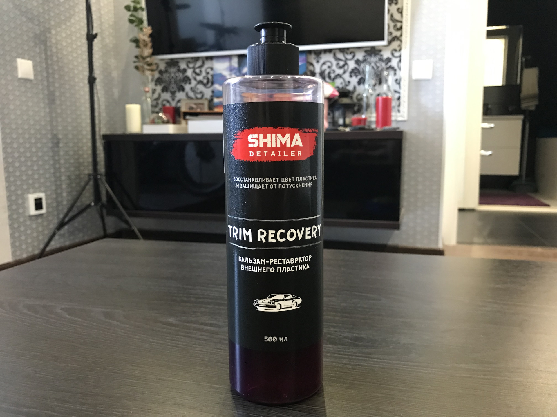 Бальзам реставратор внешнего пластика trim recovery shima. Реставратор пластика трим Рековер. Shima Detailer "Trim Recovery" (0,5л). Shima реставратор пластика.