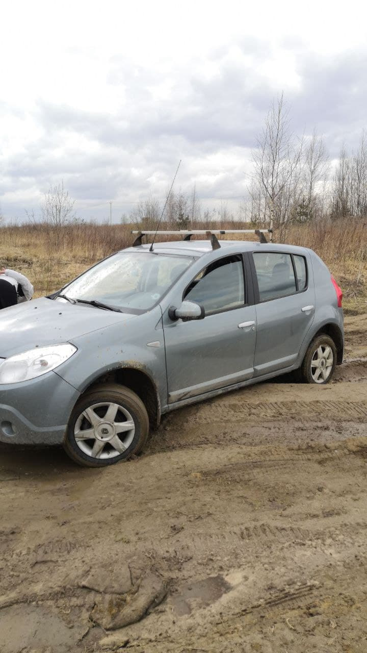 Преодоление бездорожье. Мои первые 290 км за сутки. — Renault Sandero 1G,  1,6 л, 2011 года | покатушки | DRIVE2