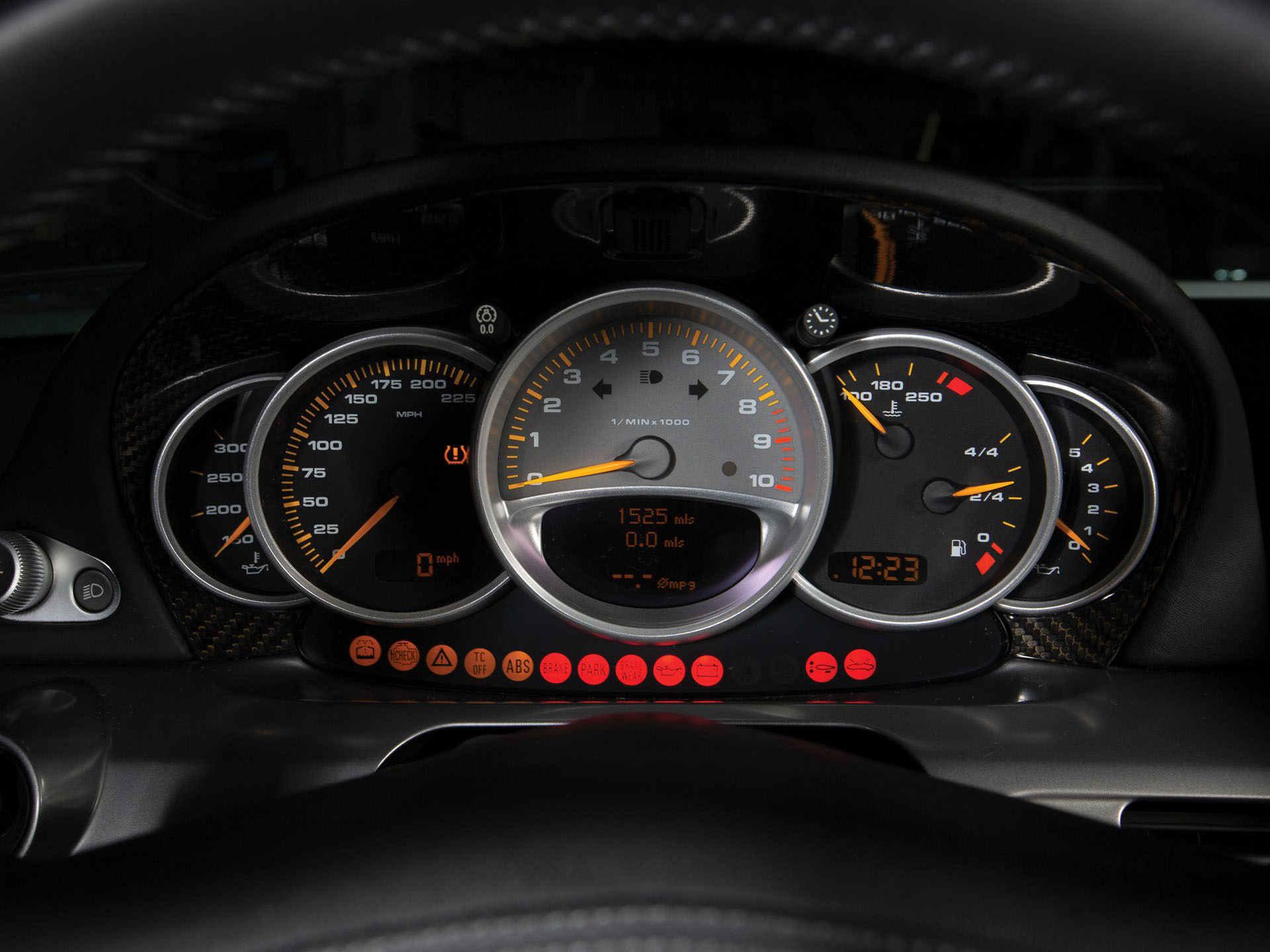Porsche Carrera gt приборная панель
