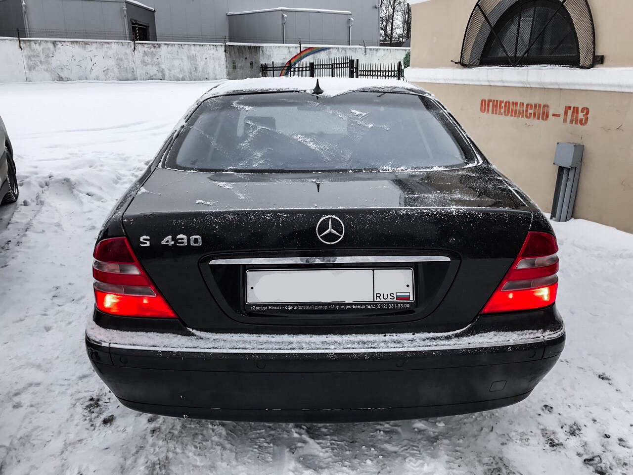 Задние штатные фонари. Функция резервный свет. — Mercedes-Benz S-Class  (W220), 4,3 л, 2000 года | стайлинг | DRIVE2