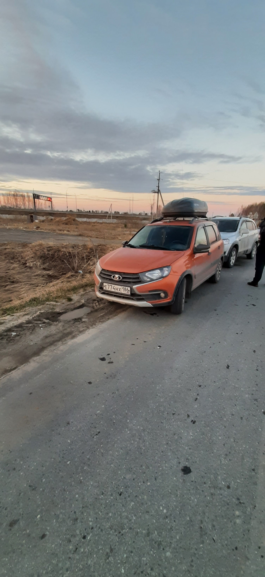 Переобувка, регулировка фар и первый дальняк. — Lada Гранта Cross, 1,6 ...