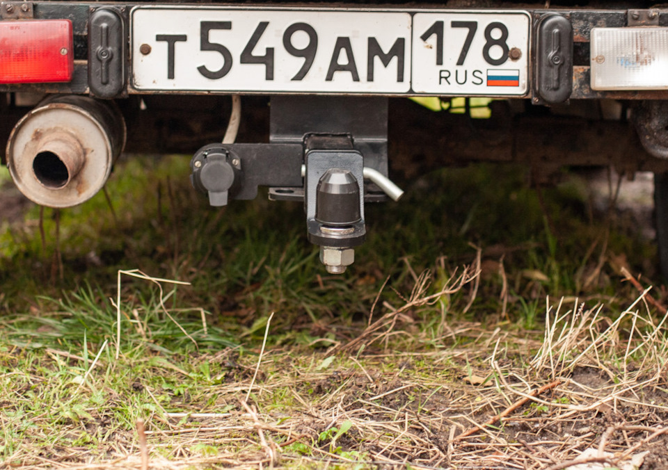 Кронштейн розетки фаркопа из нержавейки — УАЗ 315195 Hunter, 2,7 л ...