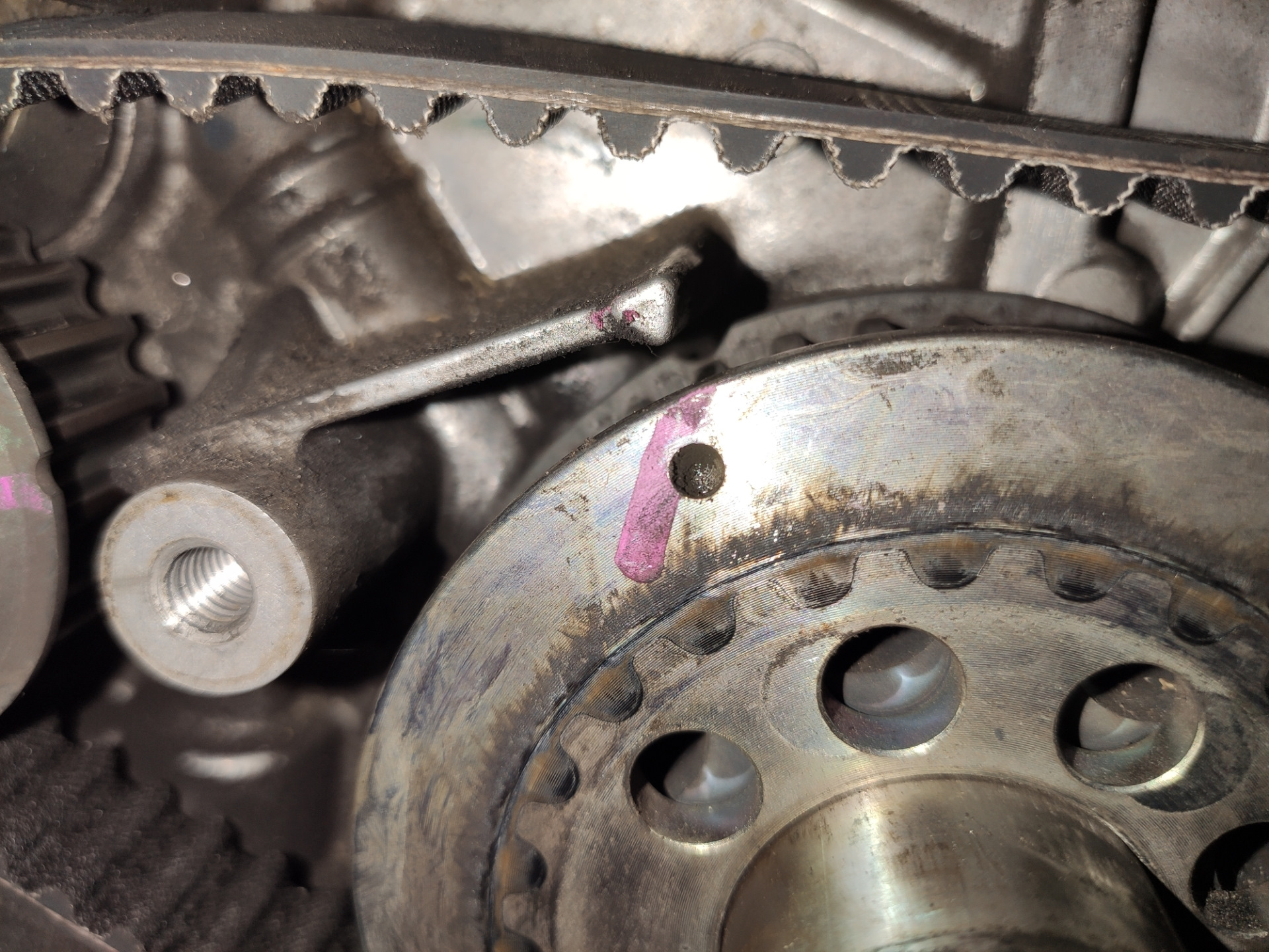 Паджеро спорт 2 замена ремня грм