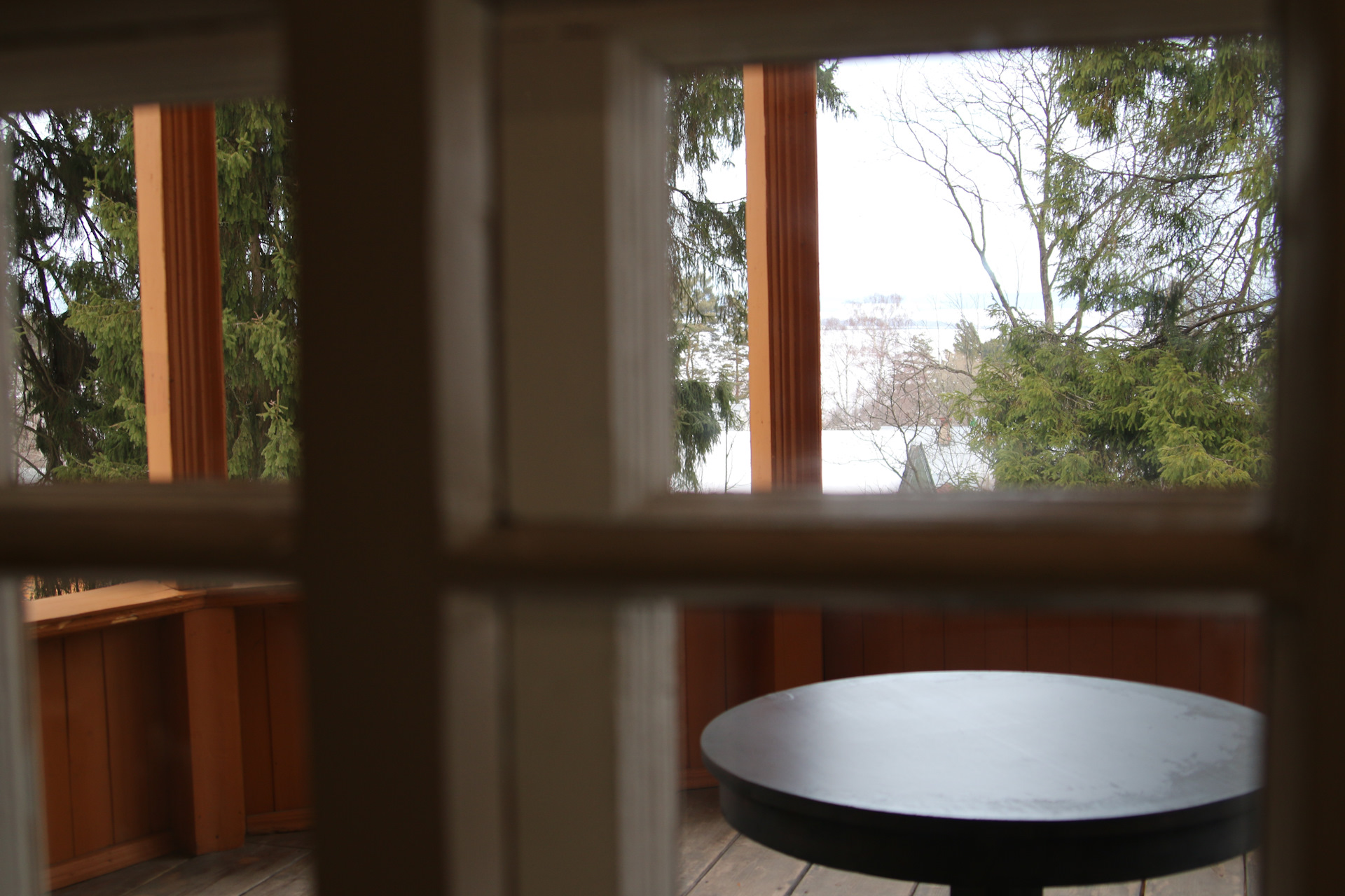 Вид из окна дома Пришвина. Рассказ про вид с окна.