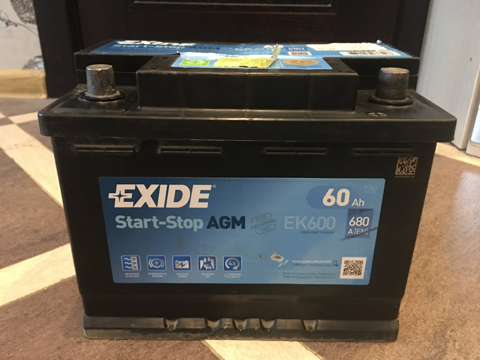 Эксайд АГМ 60. АГМ старт стоп Exide ek600. Жигули аккумулятор Exide 60a. Exide start-stop AGM.