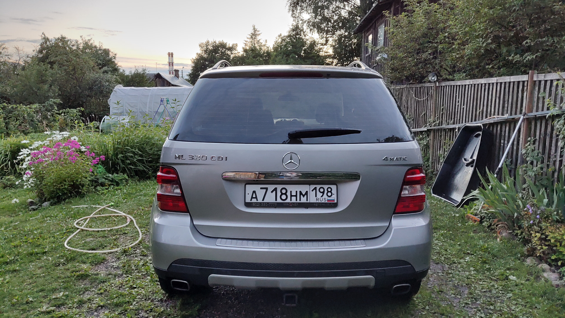 Mercedes-Benz M-Class (W164) 3.0 дизельный 2008 | СЕРЕБРИСТЫЙ CUBANIT на  DRIVE2