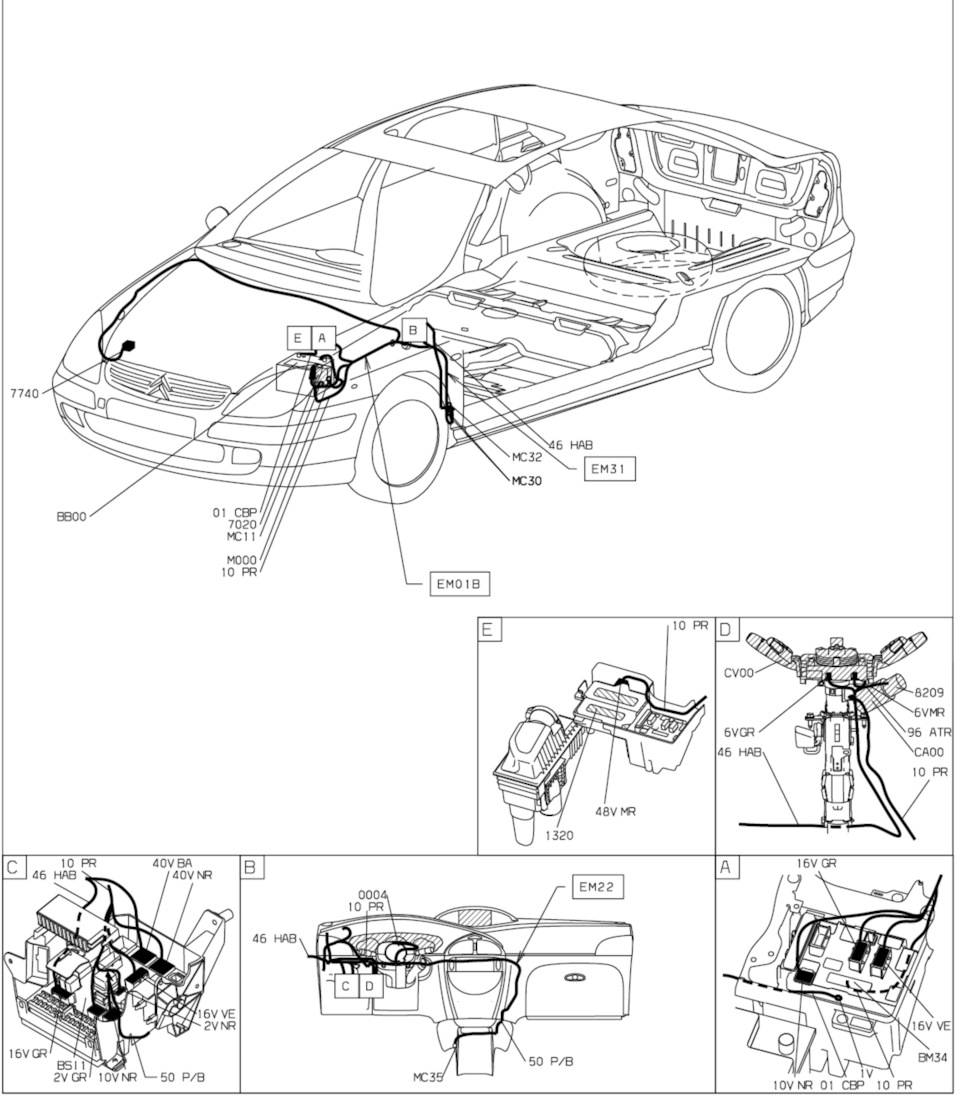 Иммобилайзер электросхема. Электросхема Ситроен c5 II. Электрические схемы PSA. Электрическая схема Ситроен с8. Электросхема Ситроен Немо.