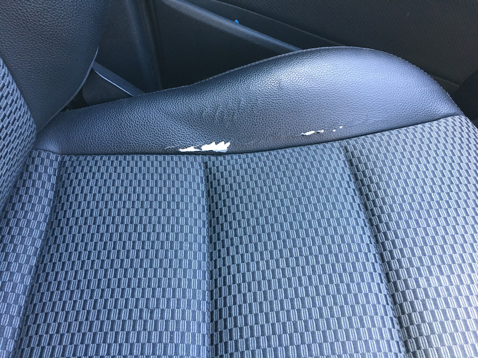 Ремонт кожи молодого дермантина) — Mercedes-Benz A-Class (W169), 1,7 л ...