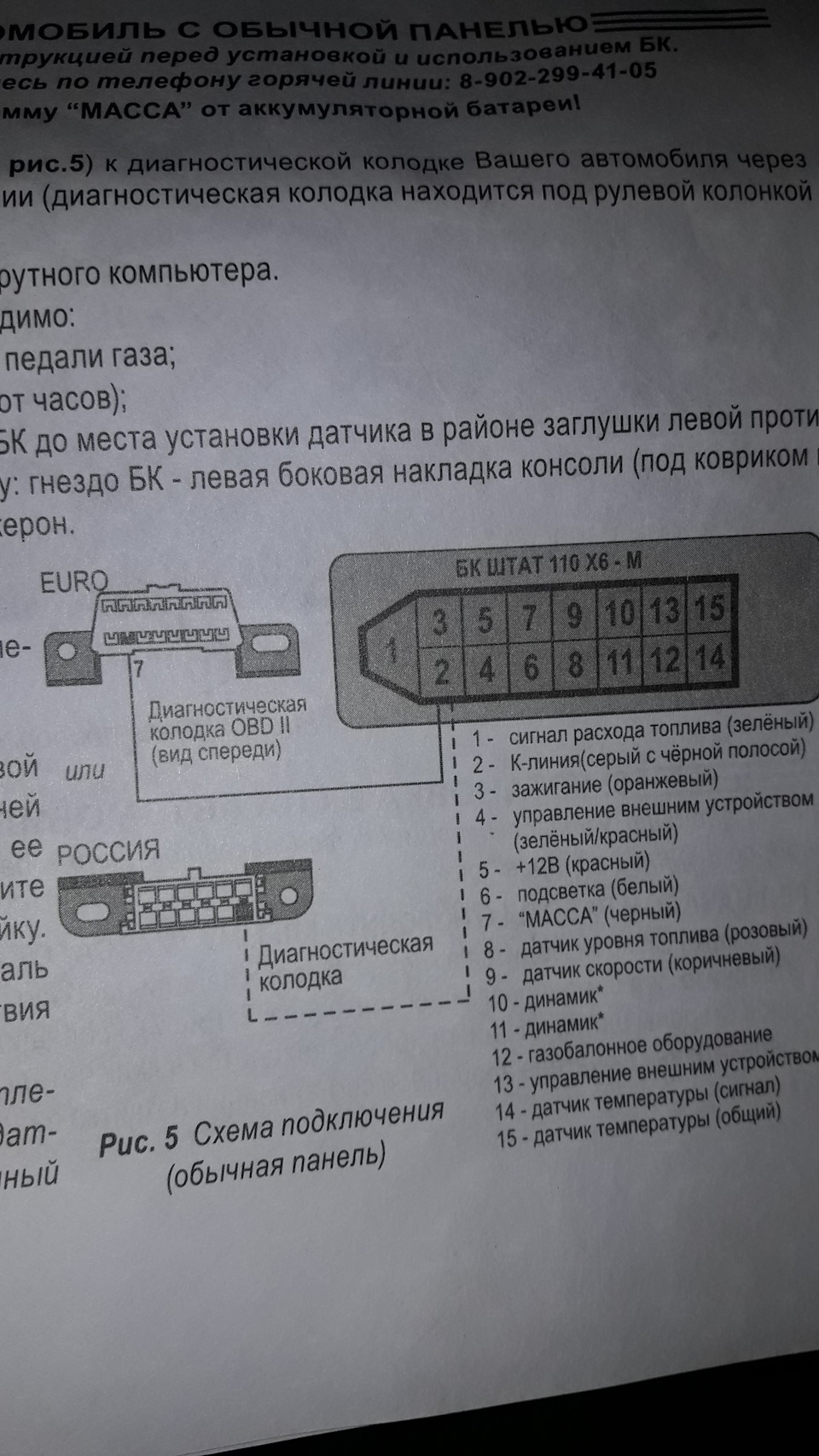 штат х5 инструкция