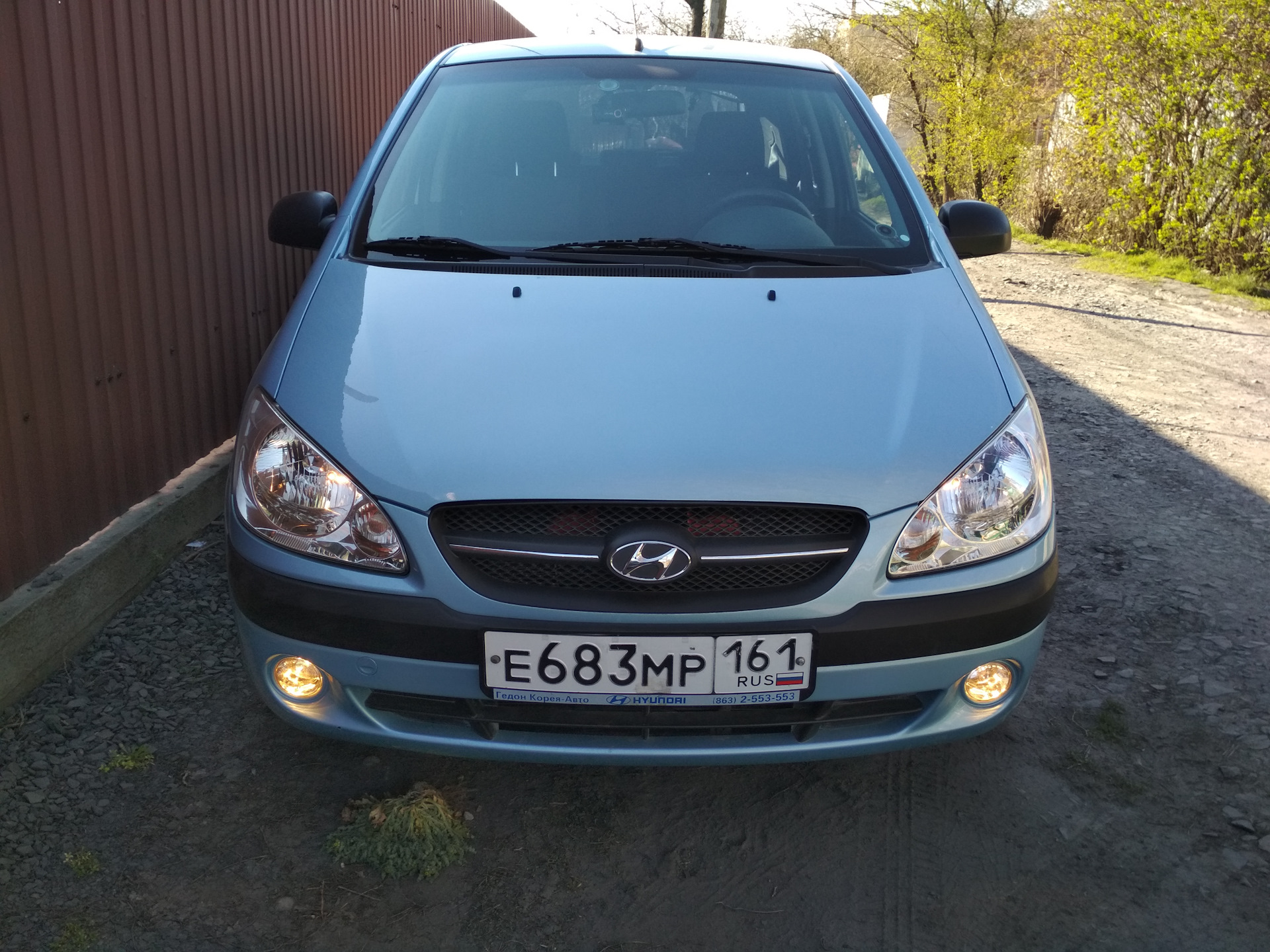 Drive2 getz. Противотуманные фары светодиодные Hyundai Getz. Установка ПТФ Хендай Гетц.