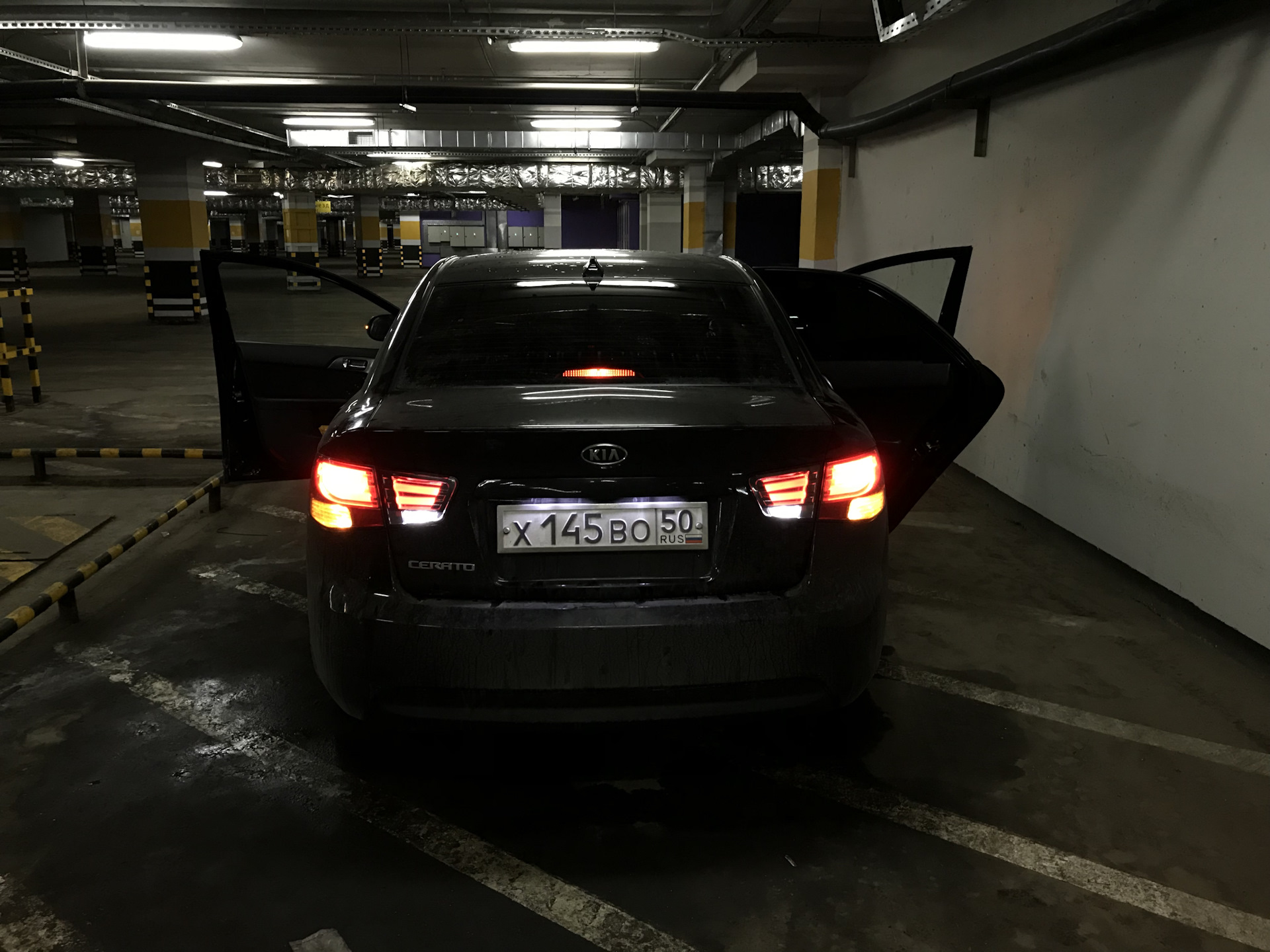 Клыки и юбка на передний бампер — Renault Logan (1G), 1,4 л, 2015 года ...