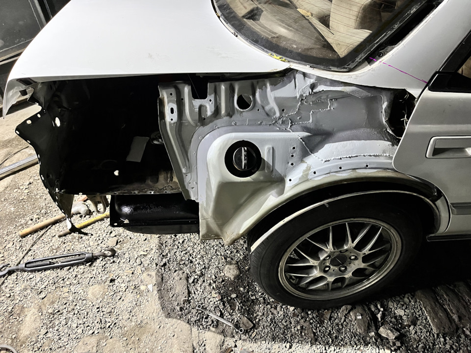 Задние крылья — Toyota Mark II (80), 2 л, 1991 года | своими руками ...