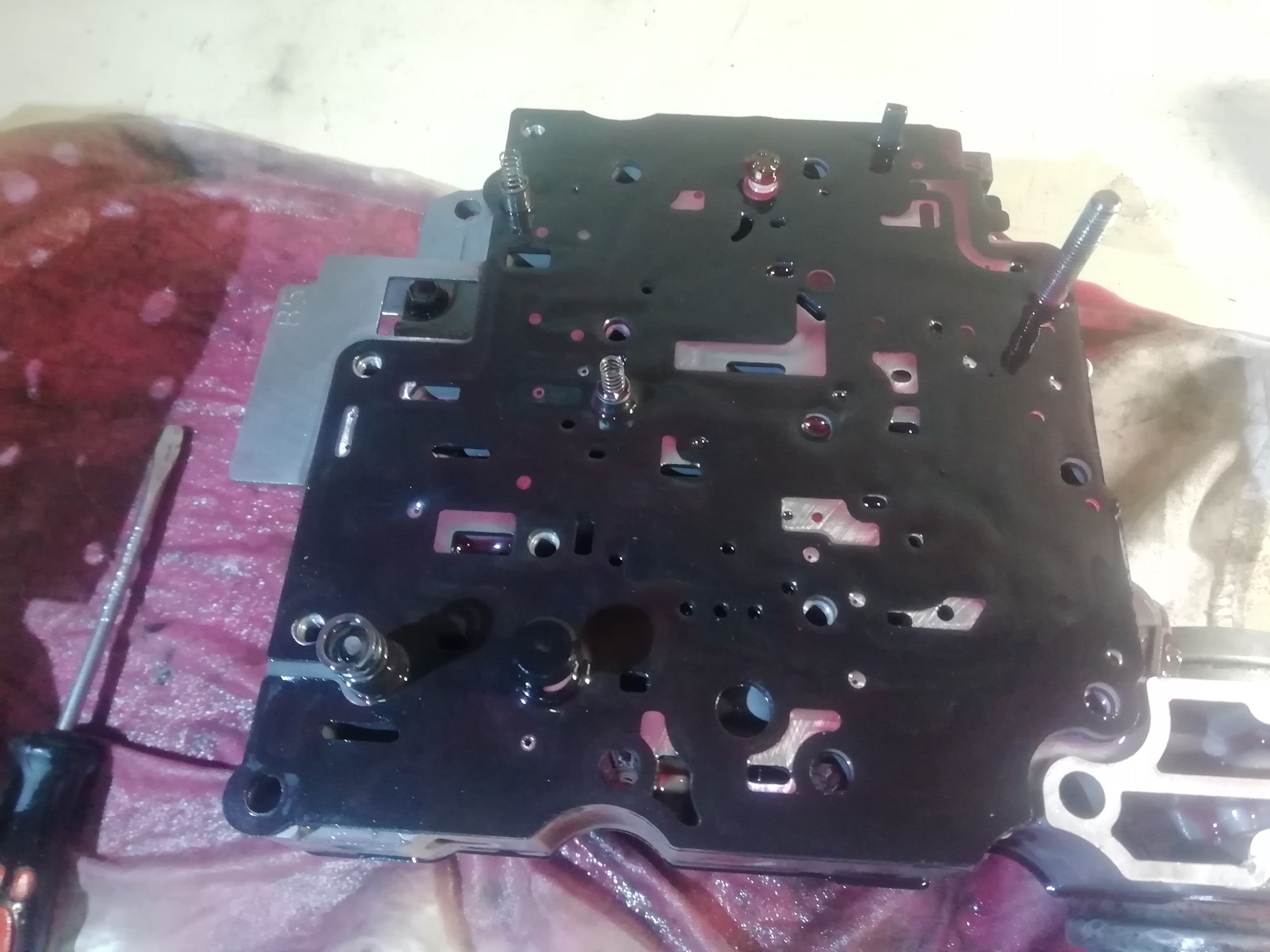 Чистка гидроблока айсин55-51sn — Saab 9-5, 2,3 л, 2007 года | своими ...