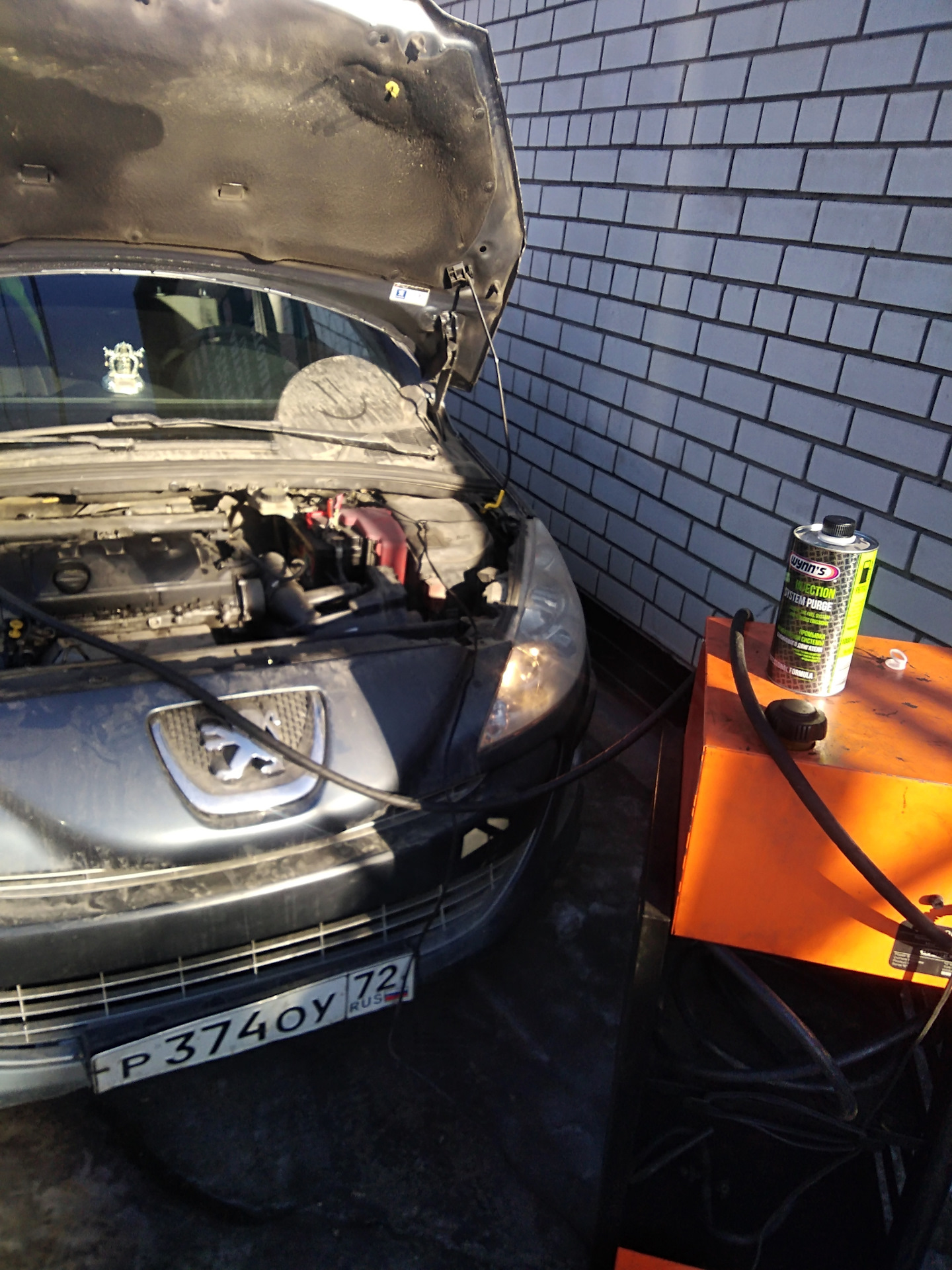 Промывка топливной системы — Peugeot 308 (1G), 1,6 л., 2008 года ...