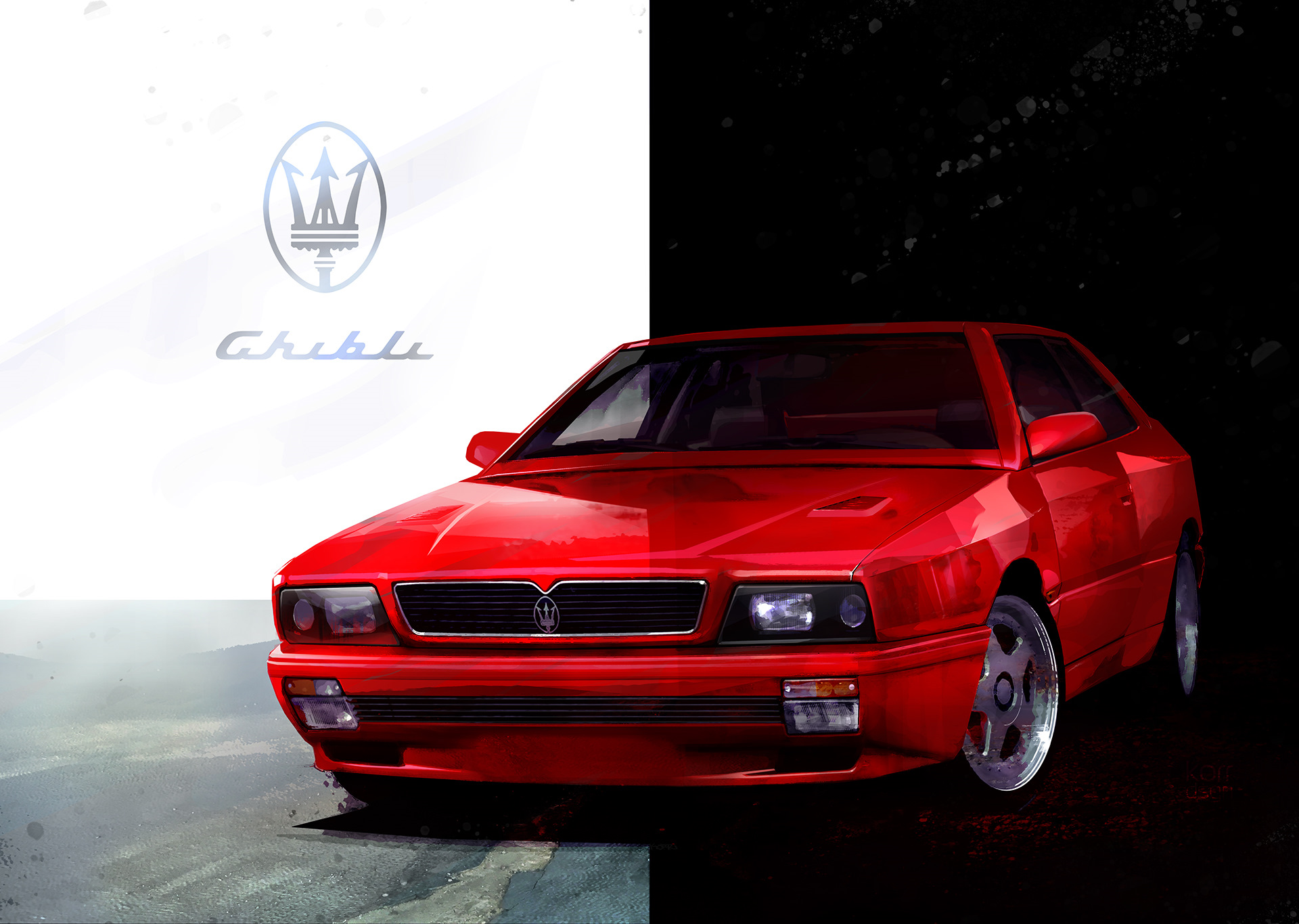 Ракурсы удачные и неудачные — Maserati Ghibli II, 2 л, 1994 года |  наблюдение | DRIVE2