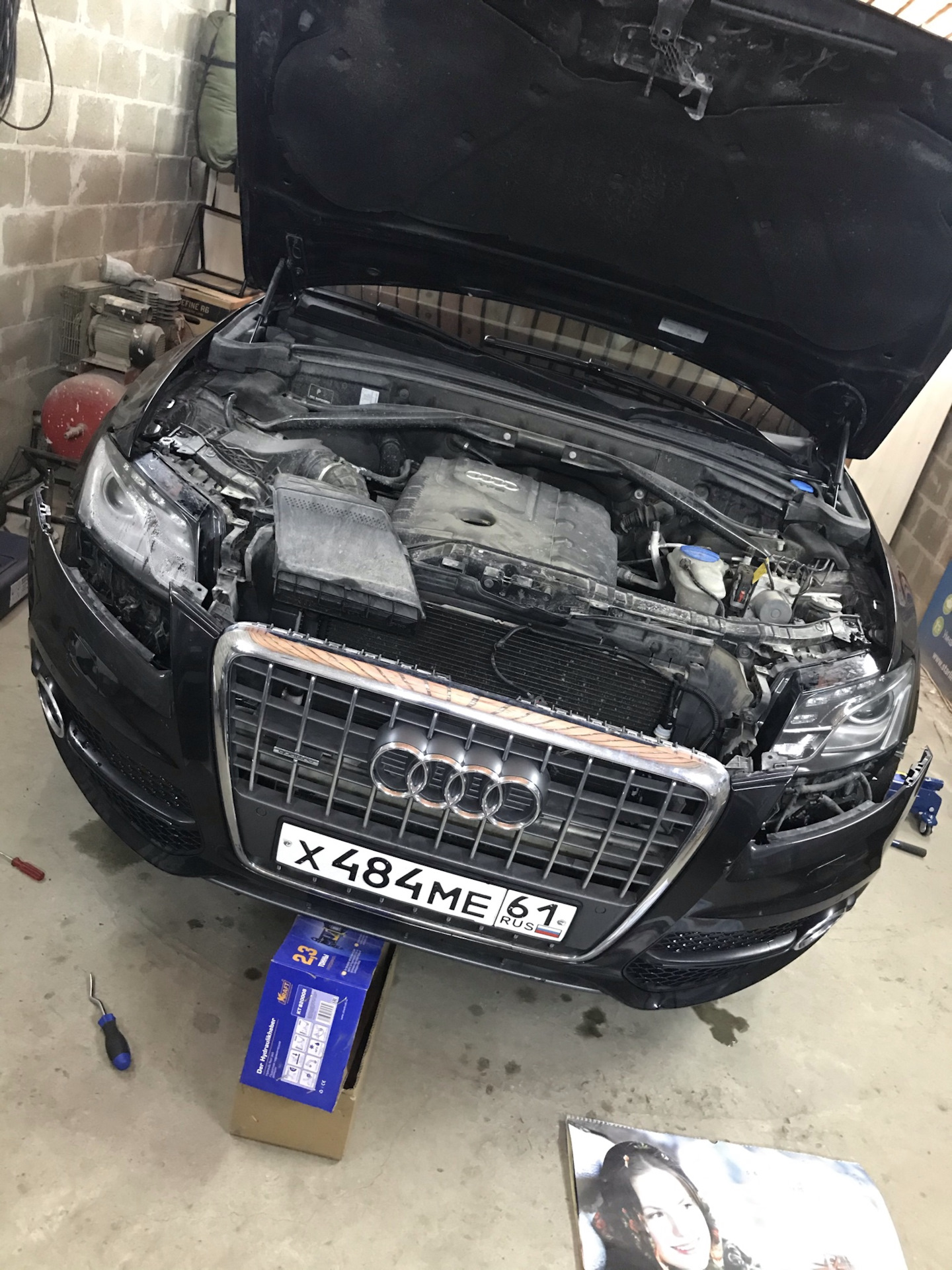 Ремонт фары — Audi Q5 (1G), 2 л., 2010 года | своими руками | DRIVE2
