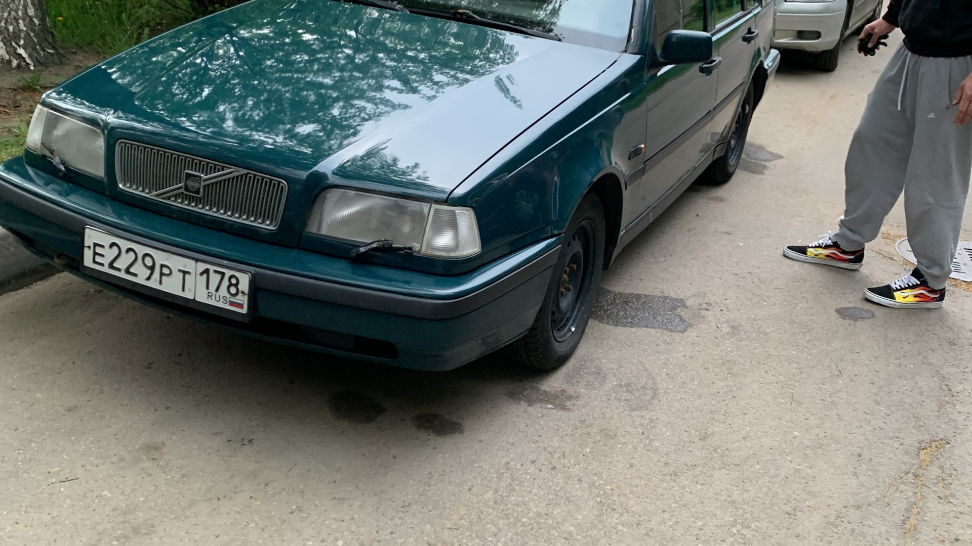 Volvo 460 1.8 бензиновый 1995 | Зеленый пенс на DRIVE2