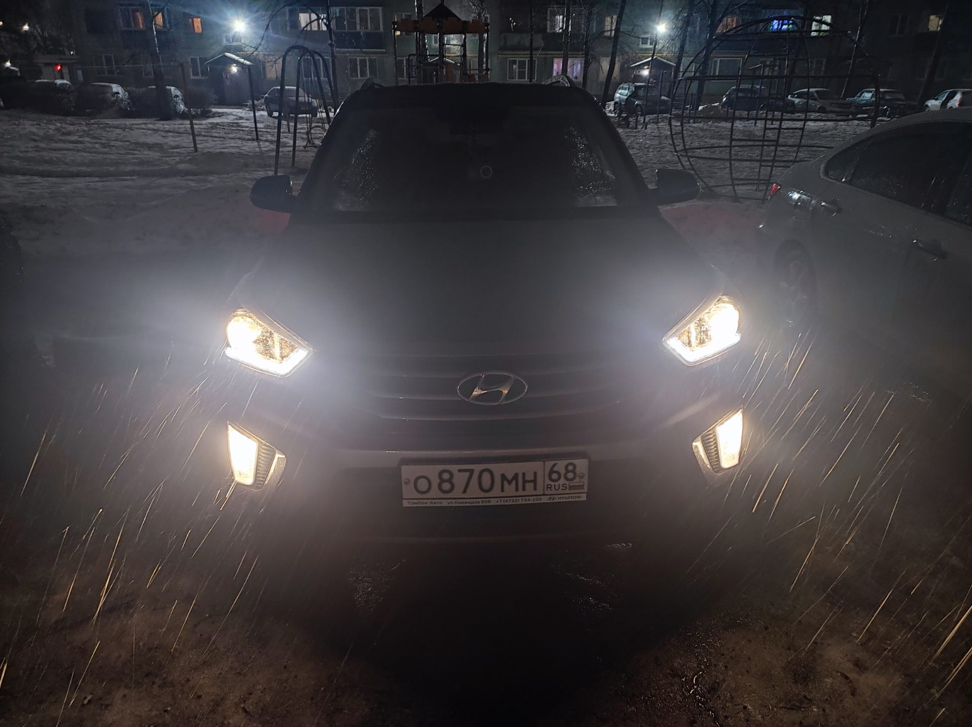 Лампы в ПТФ Pegasus — Hyundai Creta (1G), 2 л, 2019 года | аксессуары ...