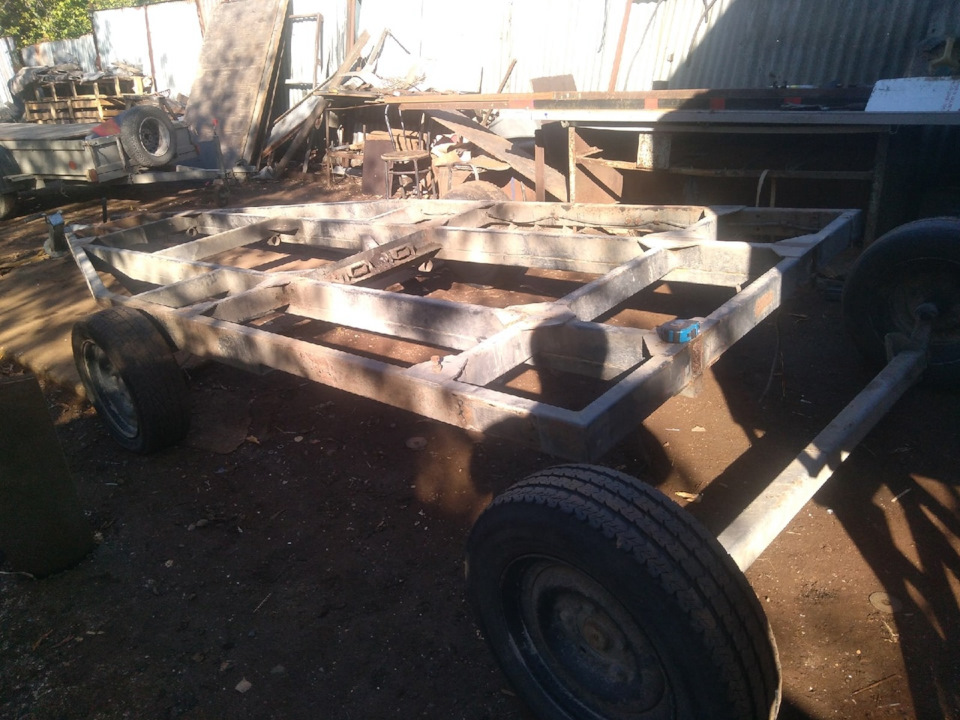 Ремонт тяжёлого прицепа для перевозки трактора. № 2. — Сообщество ...