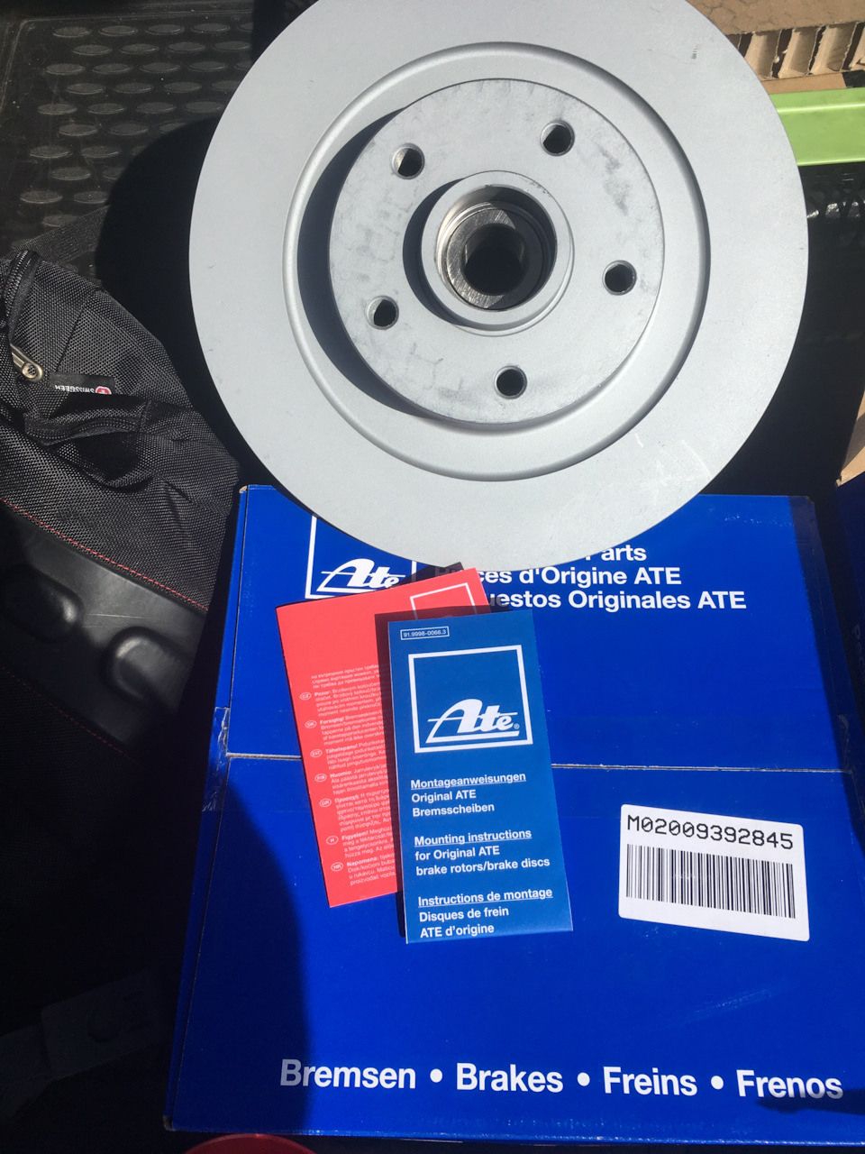 Задние тормозные диски АТЕ — Renault Laguna III, 2 л, 2008 года ...