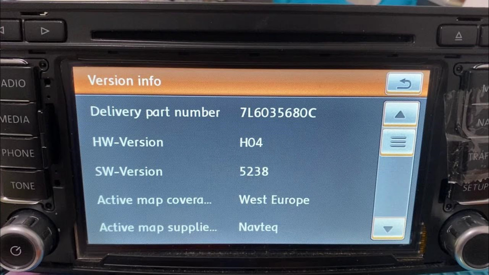 Прошивка 5238 для RNS-510 на Volkswagen Golf Mk5. | 1 000 ₽ в городе ...