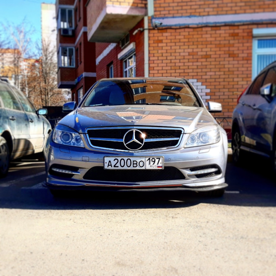 Решетка C63 — Mercedes-Benz C-Class (W204), 3 л, 2010 года | аксессуары ...
