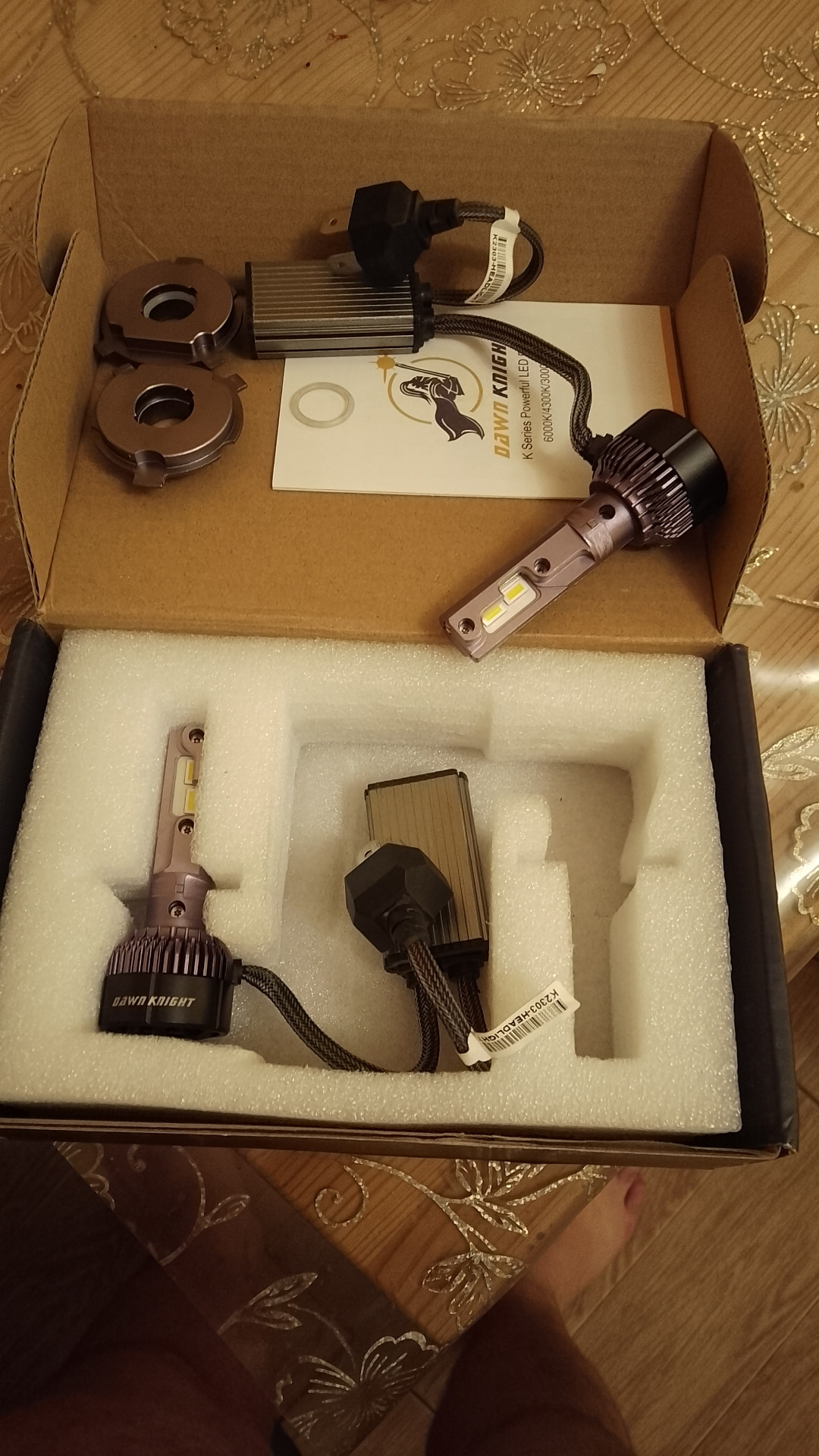 LED лампы DAWNKNIGHT K5C MINI — Chevrolet Rezzo, 1,6 л, 2007 года ...
