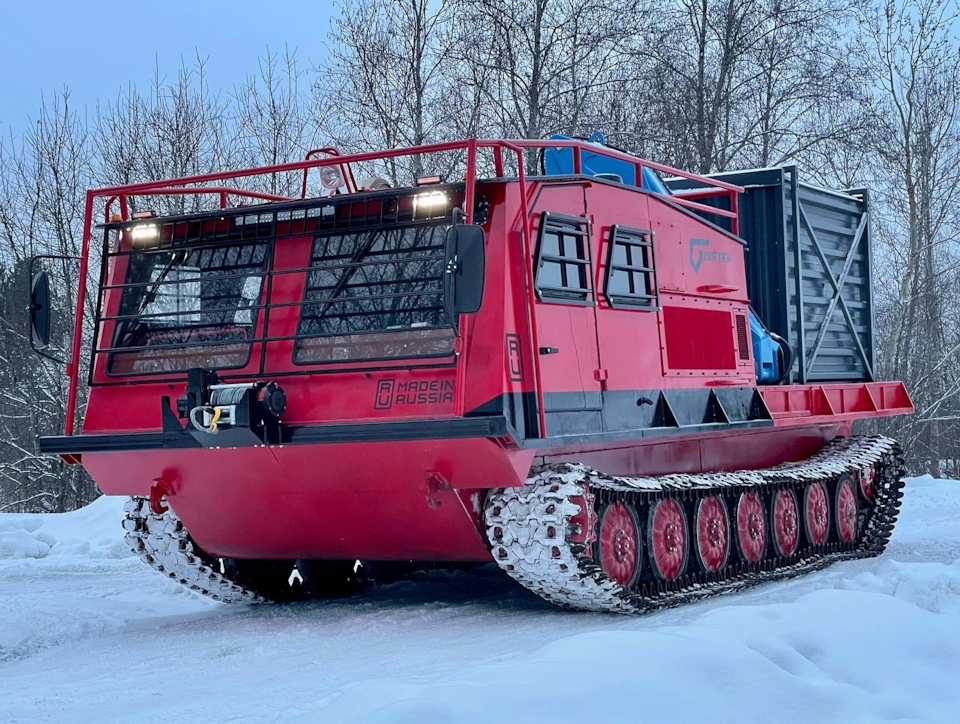 МТЛБ-у с КМУ и ремонтным модулем — Snegobolotohod.ru на DRIVE2