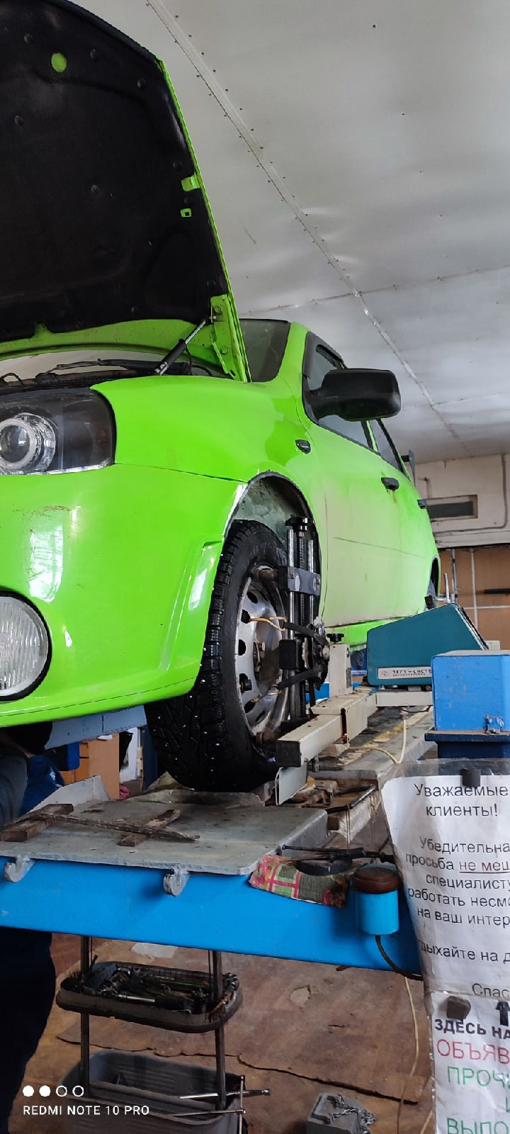 Делаю развал-схождение после установка треугольных рычагов — Lada ...